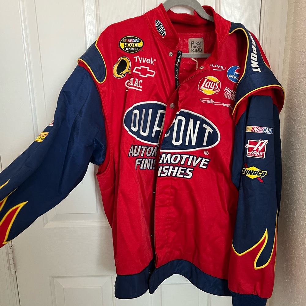 Dupont Red and Blue NASCAR Jacket